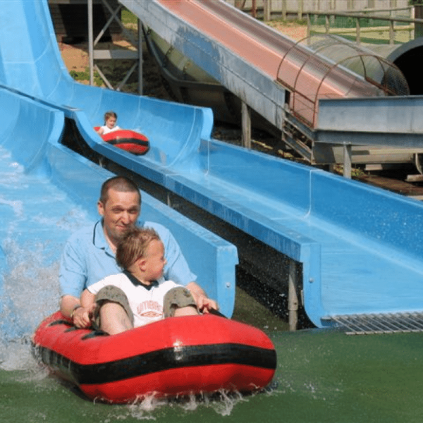 CPI Amusement two-person water park raft, construction detail